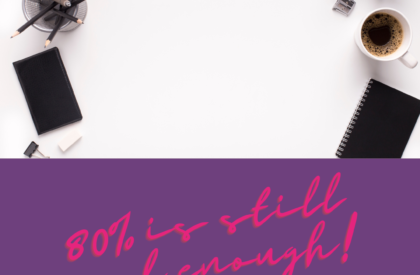 Pareto - 80% is good enough